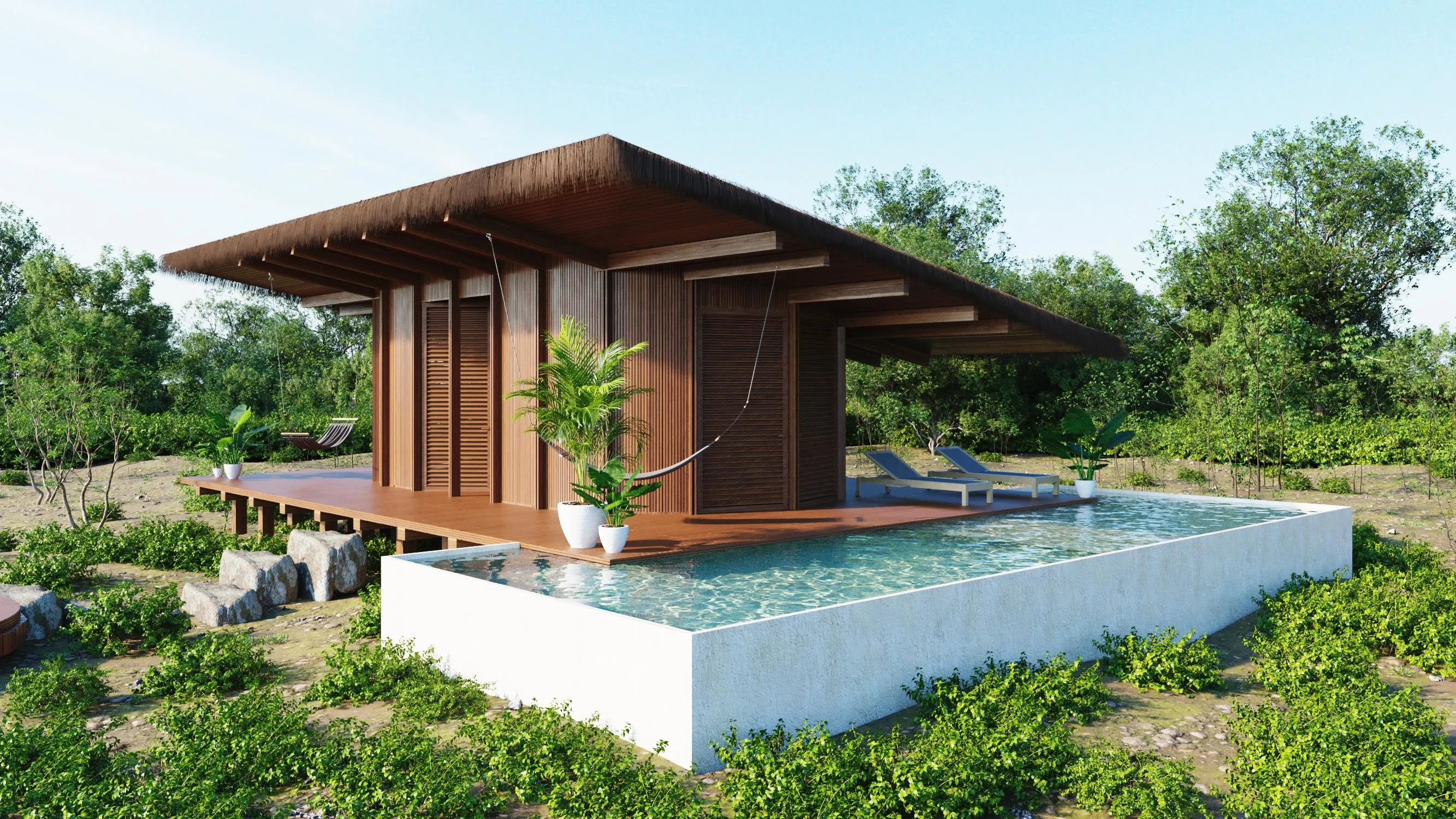 Cabaña de Glamping Maya en Santa Clara Ecovillage